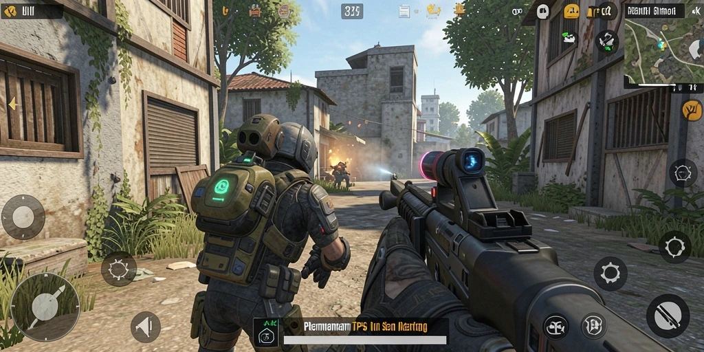 Tampilan gameplay seru 33ZK dengan pertempuran mendebarkan.