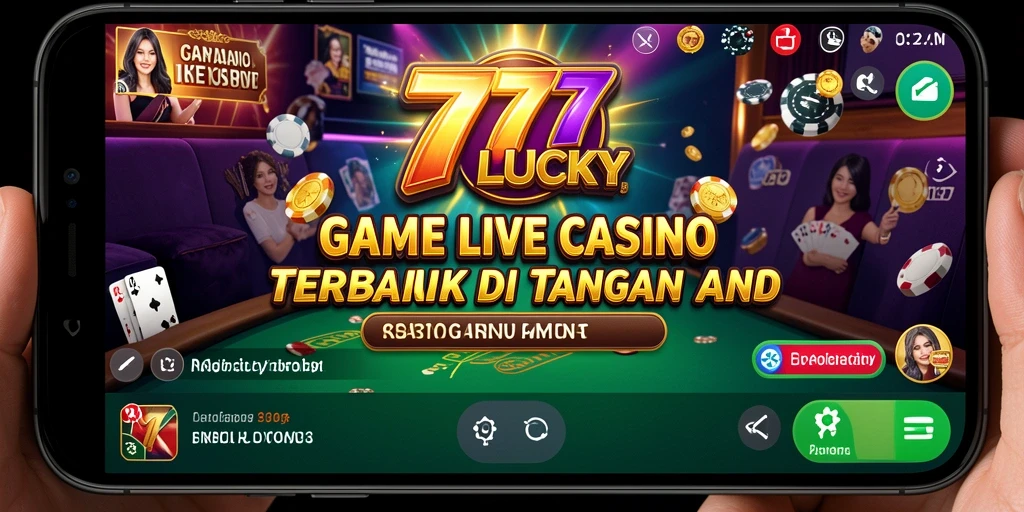 Tampilan screenshot gameplay Live Casino yang seru dan interaktif.