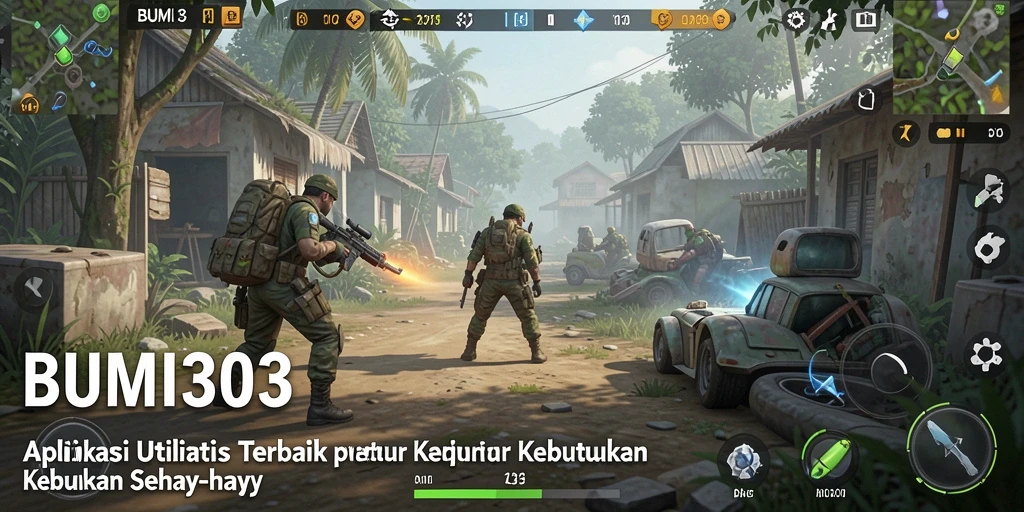 Tampilan antarmuka BUMI303 yang sederhana dan intuitif.