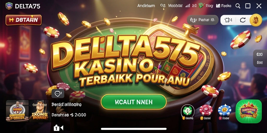 Tampilan gameplay Kasino yang mengasyikkan di DELTA575.
