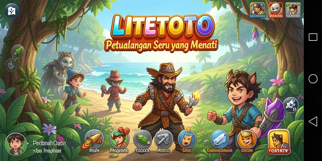 Gameplay petualangan LITETOTO yang mengesankan dan mendebarkan.