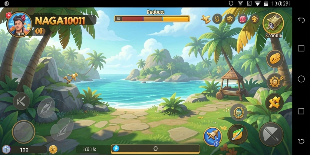 Tangkapan layar NAGA1001 menampilkan aksi gameplay yang seru dan warna-warni.