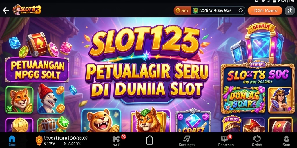 Gameplay SLOT123 menampilkan petualangan seru dalam dunia slot yang menakjubkan.