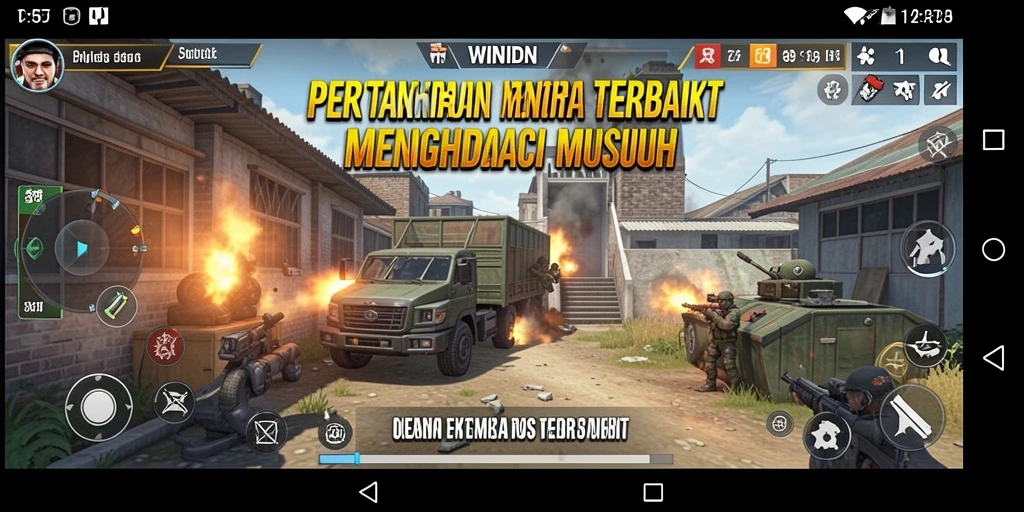 Screenshot gameplay WINIDN yang memukau dalam aksi Tower Defense.