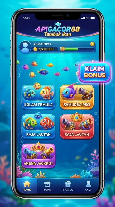 Tampilan utama aplikasi apigacor88 dengan antarmuka yang menarik.
